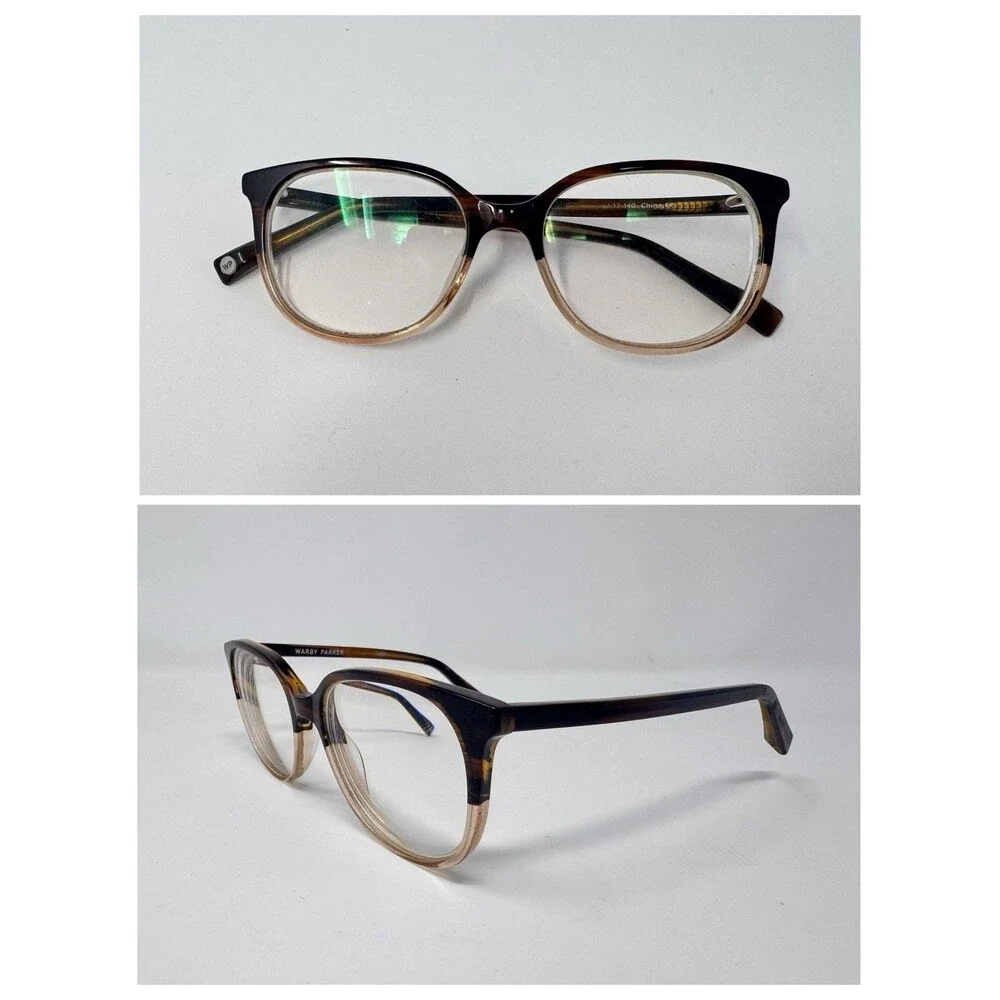 Warby Parker Laurel 615 Eyeglass Frames Only 52-17-140 Brown Tortoise